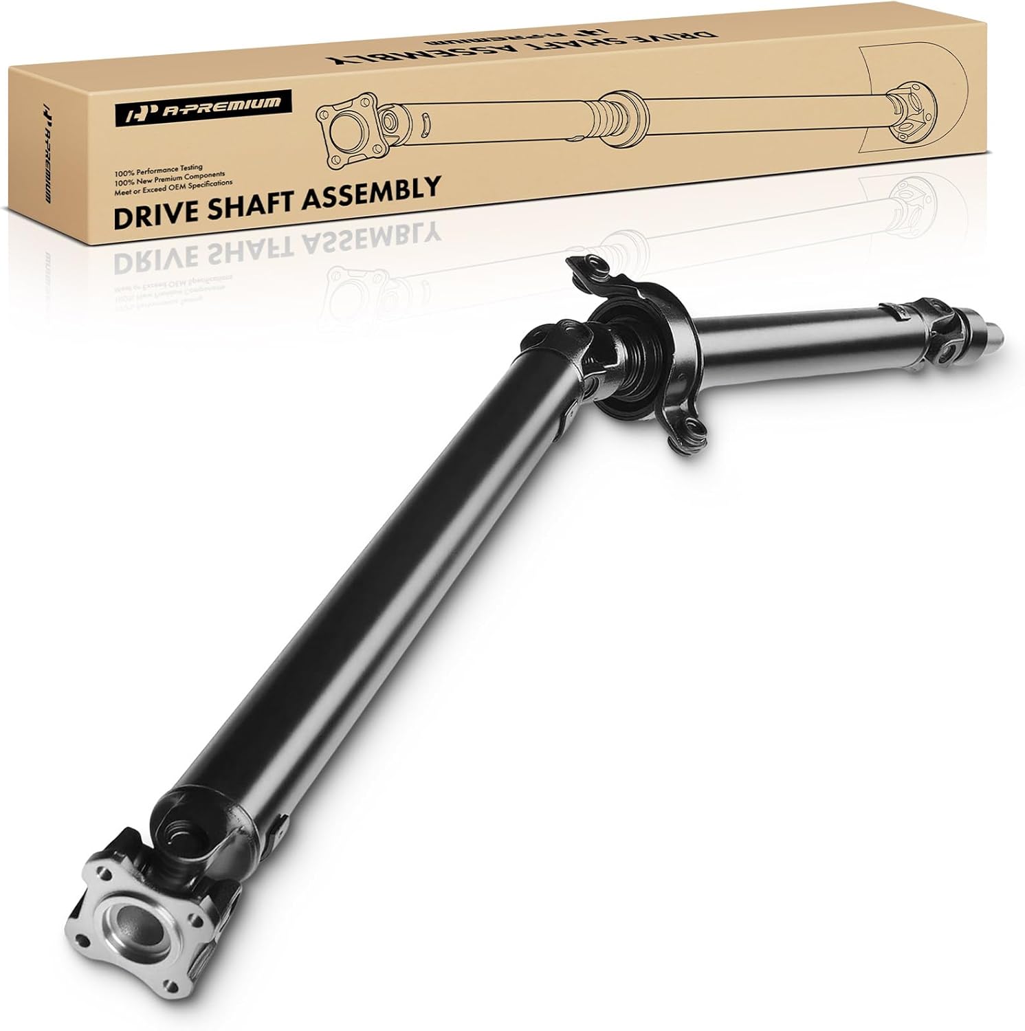 A-Premium Rear Drive Shaft Driveshaft Assembly Compatible with Subaru Forester 2003 2004 2005, [H4 2.5L, Automatic Transmission], Replace# 27111SA000, 27111SA001, Complete Prop Shaft