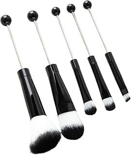 Brochas de maquillaje con cuentas, 5 unidades...