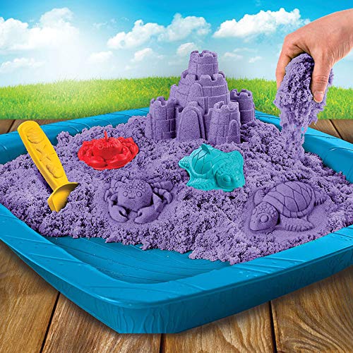 Kicko Colorful Molding Sand - 12 Pack - Assorted Colors - Magic-Shaping Style Sand - For Kids, Stress Relief, Learning Kit, Arts And Crafts, Party Supply - 2.75 Ounce #TOP4