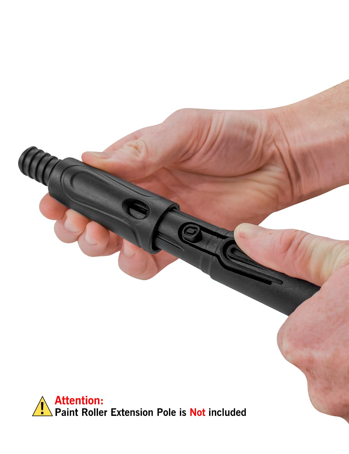 ROLLINGDOG Adattatore per palo di prolunga 2PC- adatta le estremità affusolate alle estremità filettate, ideale per aste di estensione stile Click-in