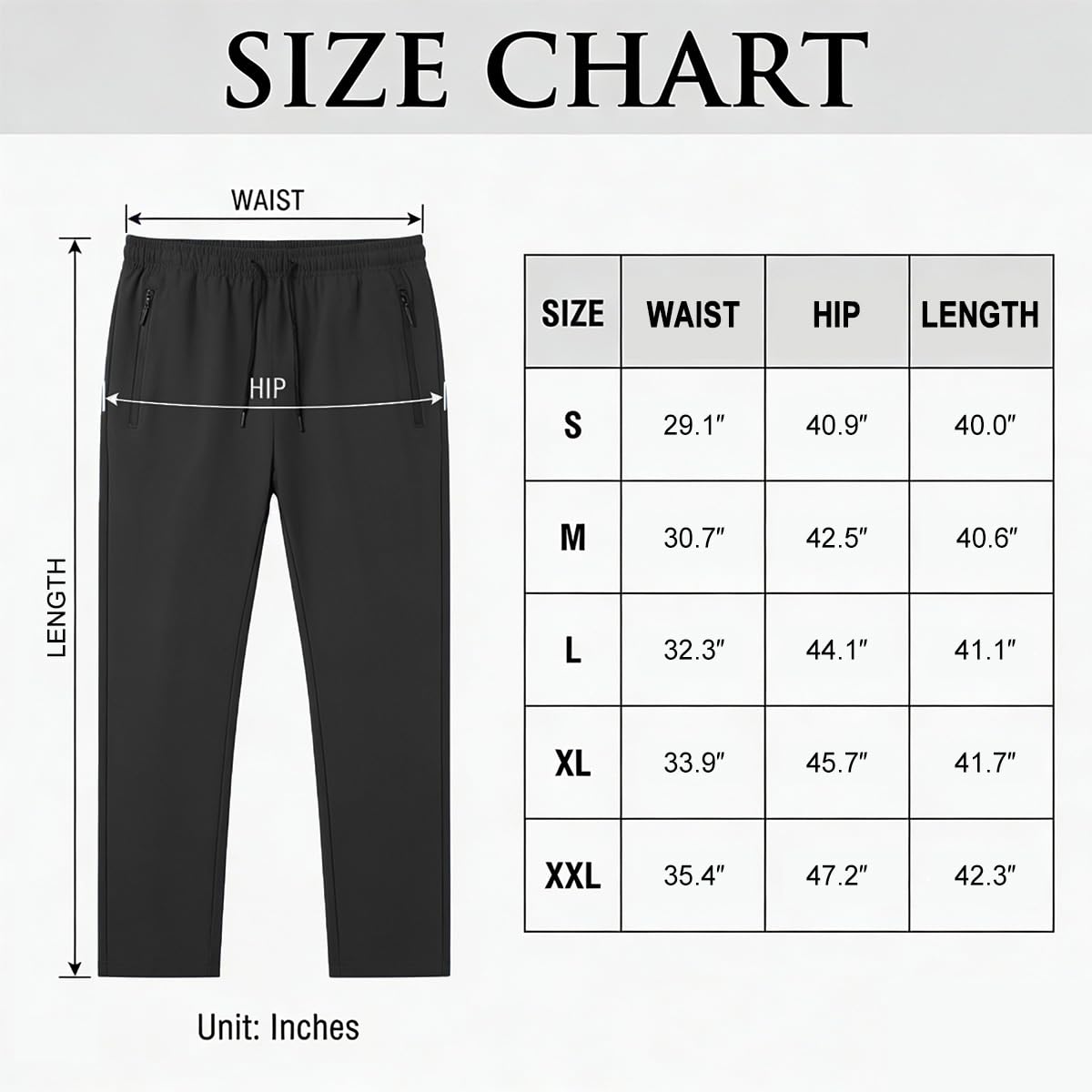 Pantalones deportivos para hombre con bolsillos con cremallera, para entrenamiento, gimnasio, correr — view 6