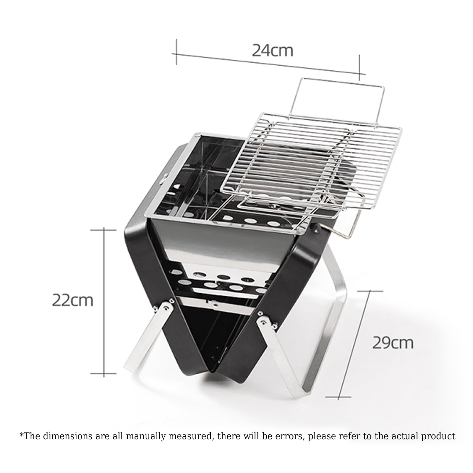 Barbecue grill household outdoor portable barbecue grill folding camping barbecue grill small portable barbecue grill