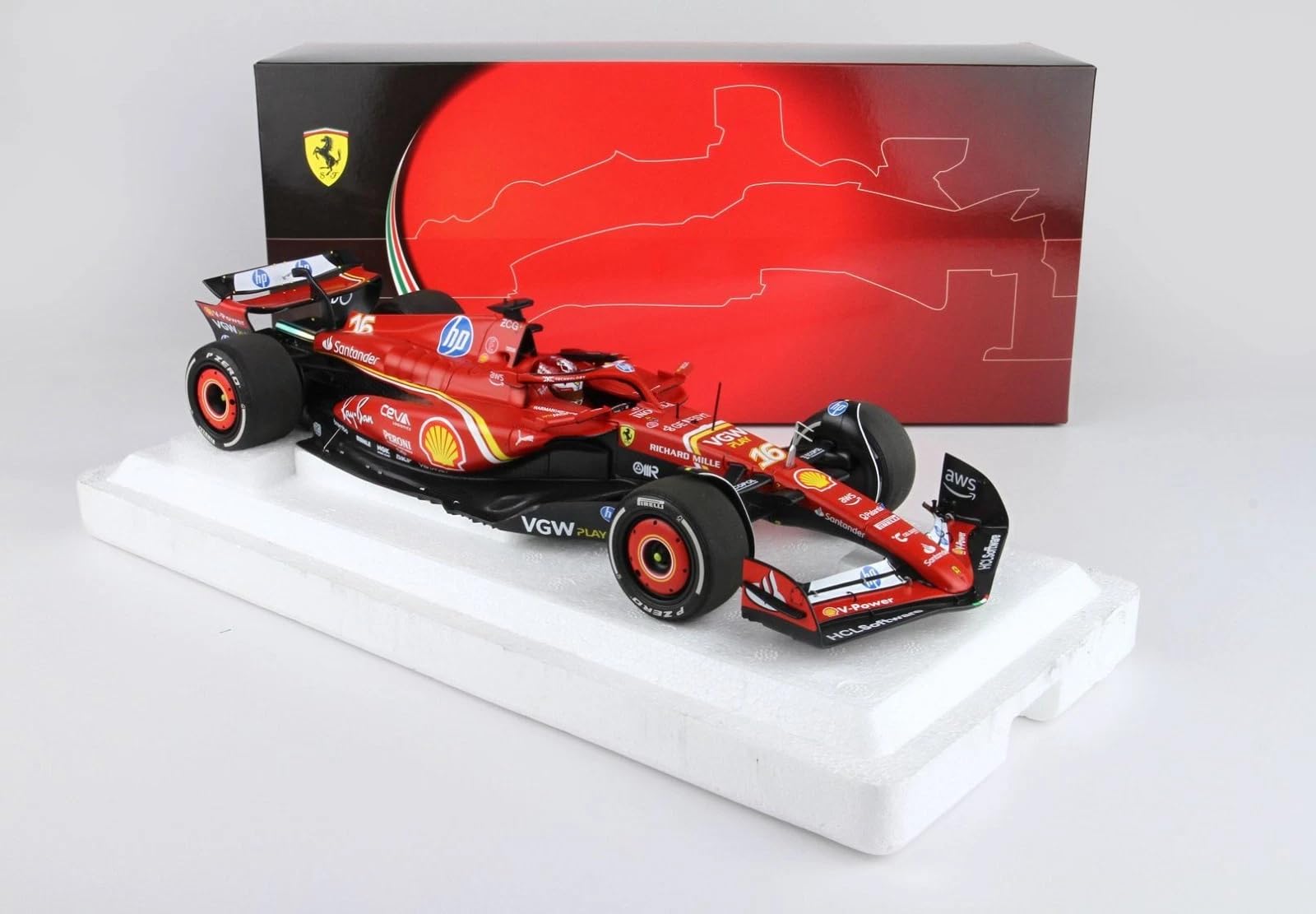 BBR sf-24 モナコGP ルクレール優勝 BBR sf-24 モナコGP ルクレール優勝 BBR 1/18 Ferrari SF-24 #55