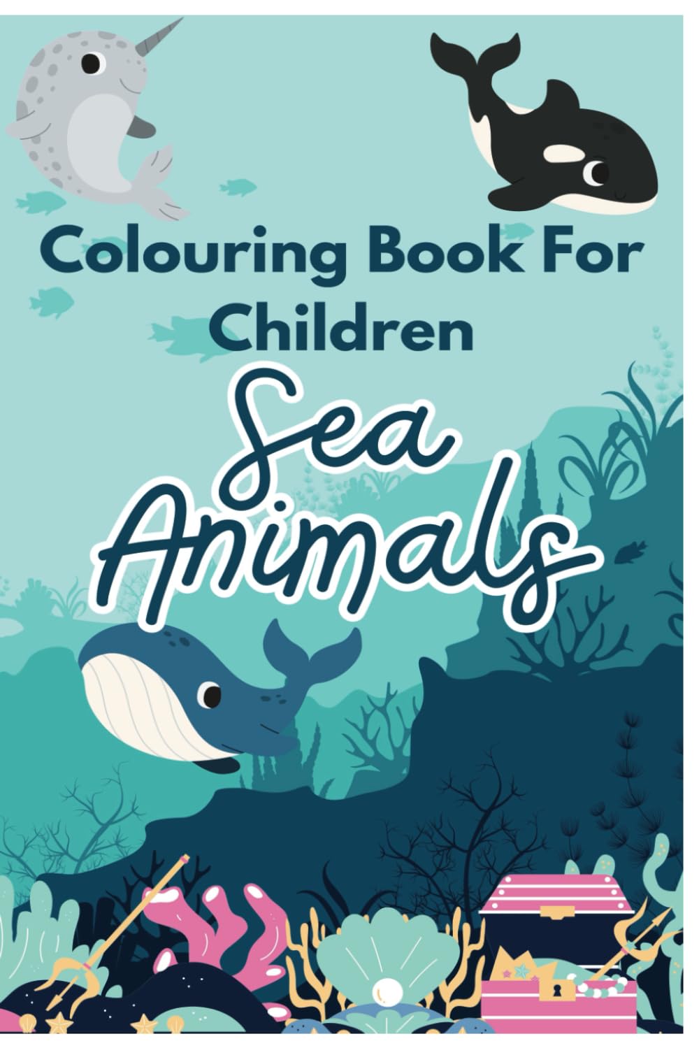 Underwater Wonders: A Children's Coloring Book - Fish Frenzy