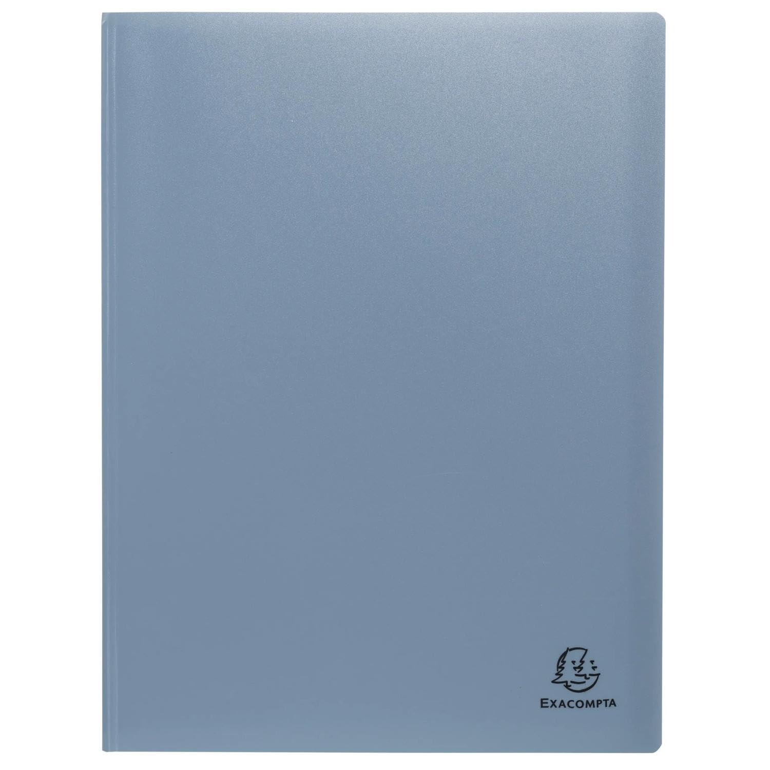 Exacompta - Ref. 88439E - Pack of 3 Autentik Document Protectors - 40 Textured Pockets - 80 Views - for A4 - Size 24 x 32 cm - Soft Recycled Polypropylene Cover - 3 Assorted Colours
