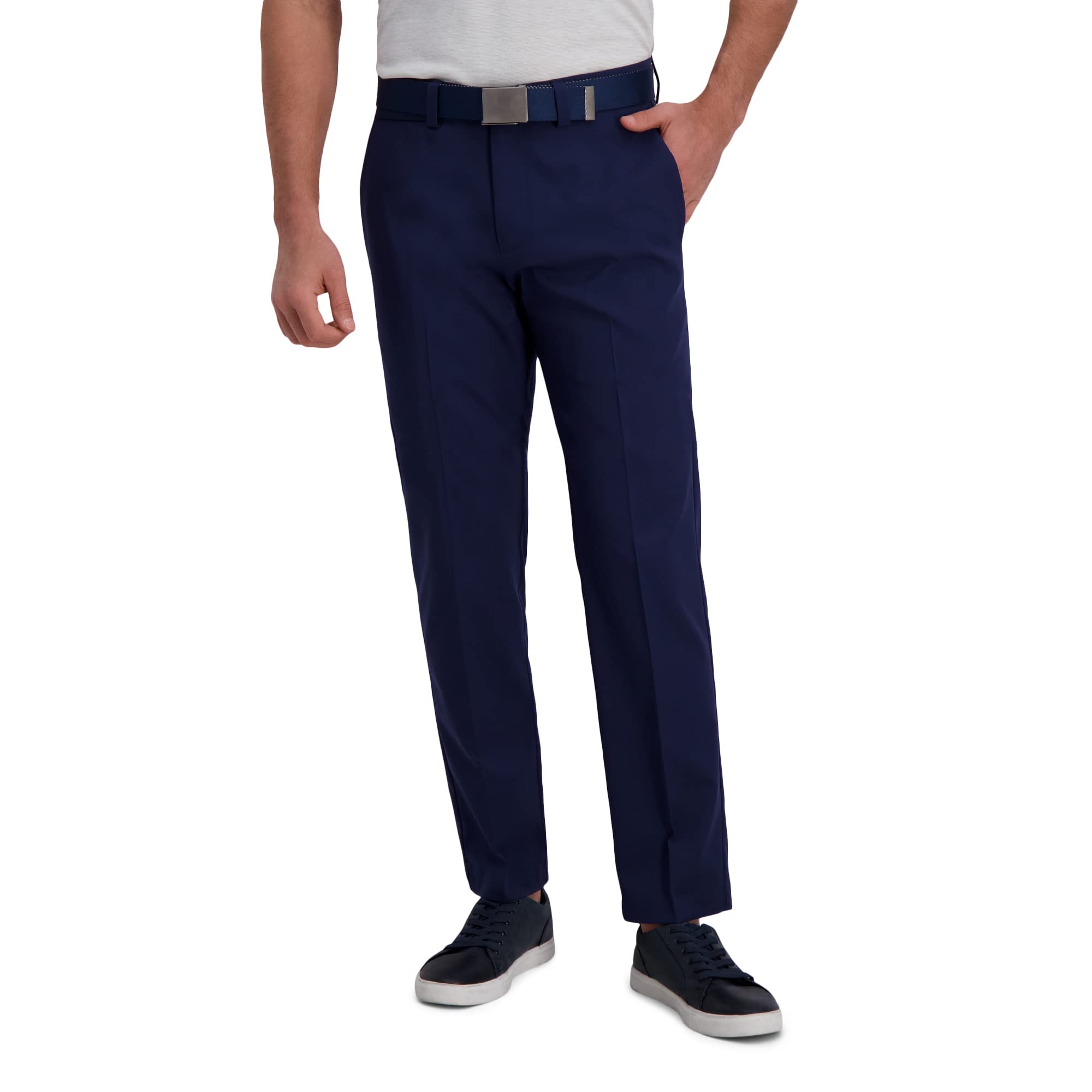 Haggar Men's Straight Fit Cool Right Casual Dress Pant