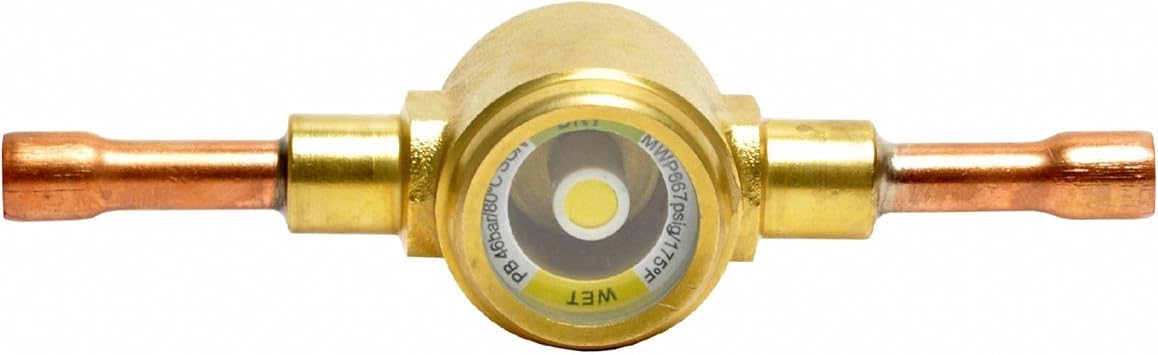 Ranco RSG-2FM Refrigerant Line Sight Glass 1/4 in FF x 1/4 in MF