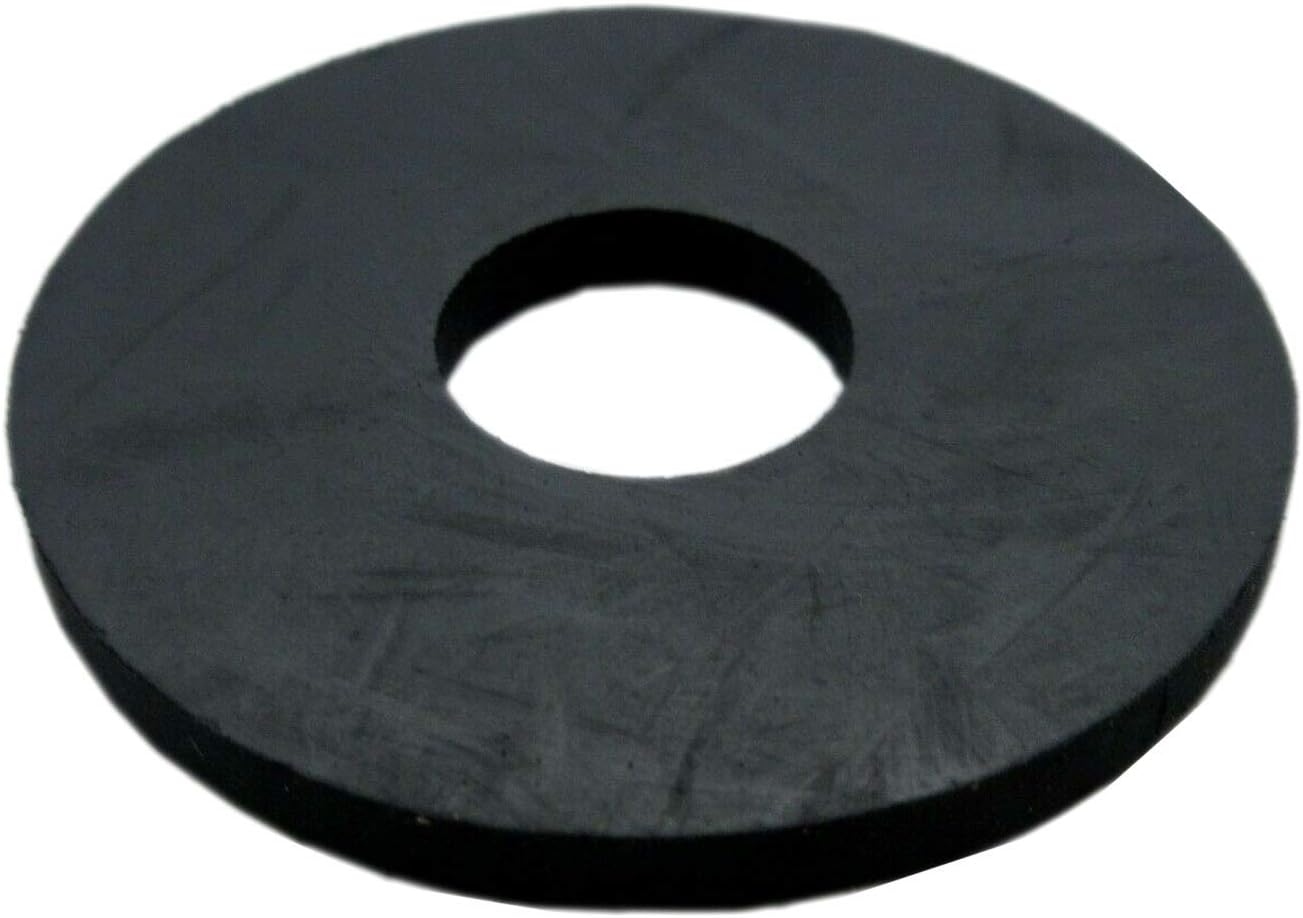 Black Rubber Washer 1 1/2 OD x 1/2 ID x 1/8 Thickness - Oil Resistant NBR Rubber Washers Flat Rubber Washers Round Rubber Washers Rubber Flat Washers (10)