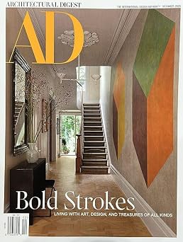 Architectural Digest Magazine December 2025 Issue Bold Strokes