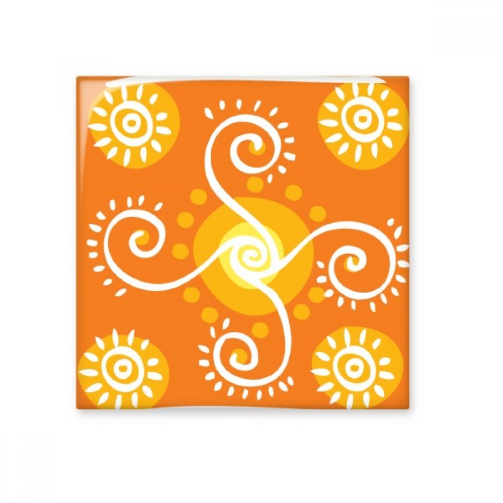 Carreaux de céramique motif mexicain orange faïence murale pour cuisine et salle de bain