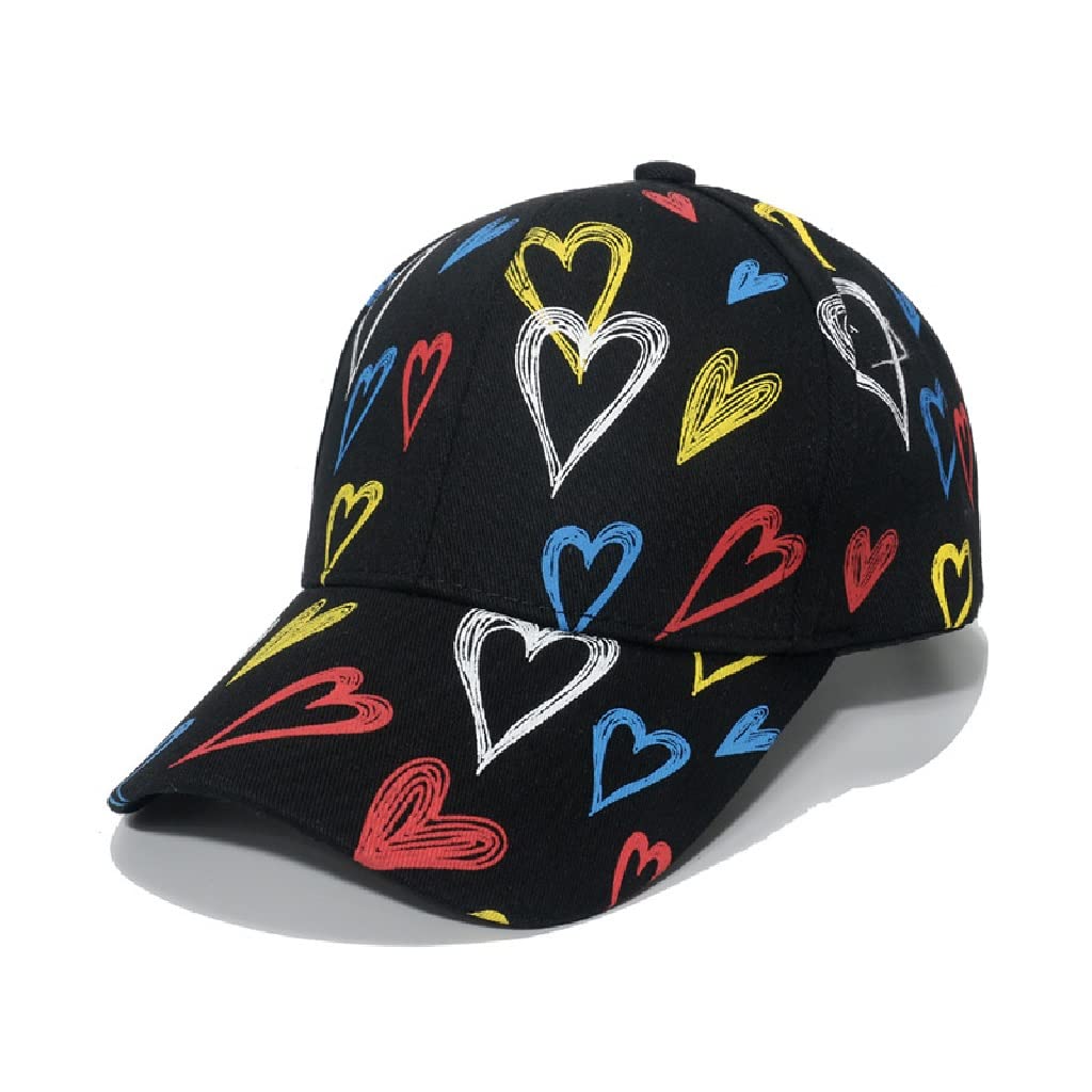 Berretto da Baseball con Lettera di Moda Graffiti Cappellino Hip Hop con Visiera Cappello a Molla da Uomo Berretto in Cotone con Snapback Regolabile per Cappelli da Donna