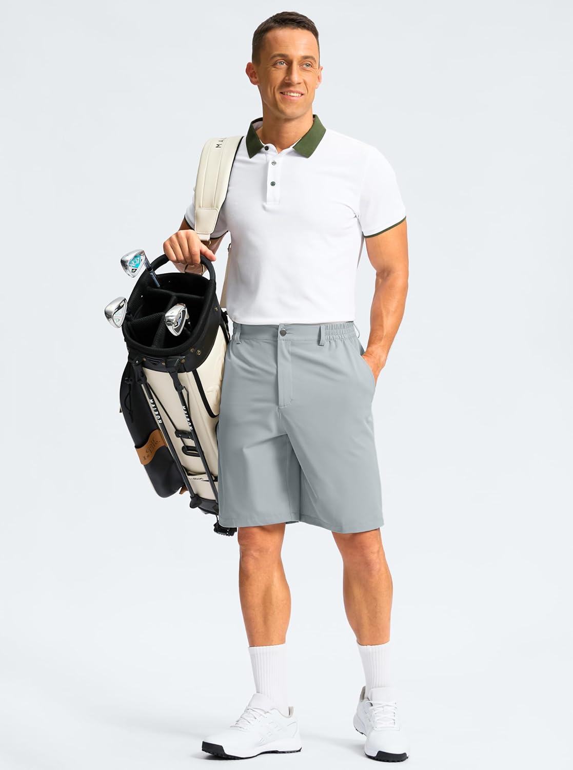 G Gradual Men's Casual Shorts 7" Lightweight Golf Shorts for Men Stretch with 3 Pockets Quick Dry Breathable Work Shorts - Image 6