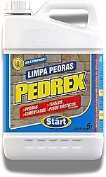 Pedrex Limpa Pedras Calçadas Piso Rustico Start Antiderrapante Concentrado 5 Litros