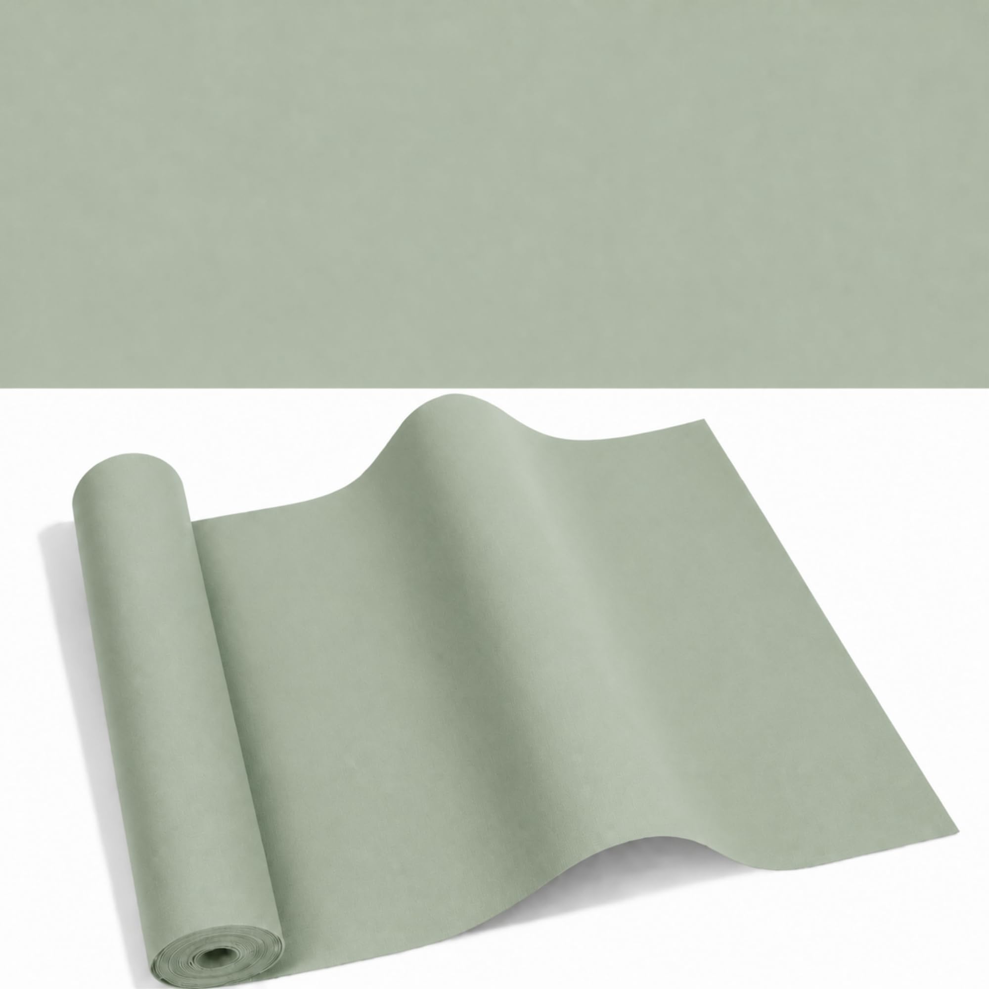 Breling 16'' x 80' Fabric Bulletin Board Roll for Classroom Waterproof Non-Woven Fabric Background Roll Anti-Wrinkle Bulletin Board Background for Back to School Wall Decor DIY Craft(Sage Green)