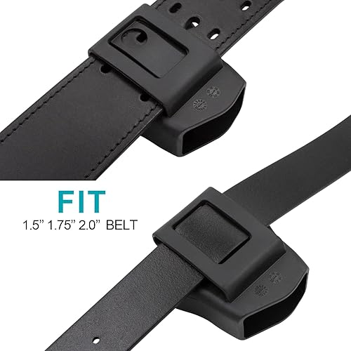 Miniatura 3 de Porta esposas para puños con bisagras y cadena, se ajusta a ASP Ultra PlusEXO, resistente estuche de cinturón OWB con extracción de una mano, funda