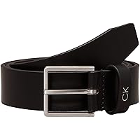 Calvin Klein Uomo Cintura Formal Plaque Belt 3.5 cm Cintura in Pelle