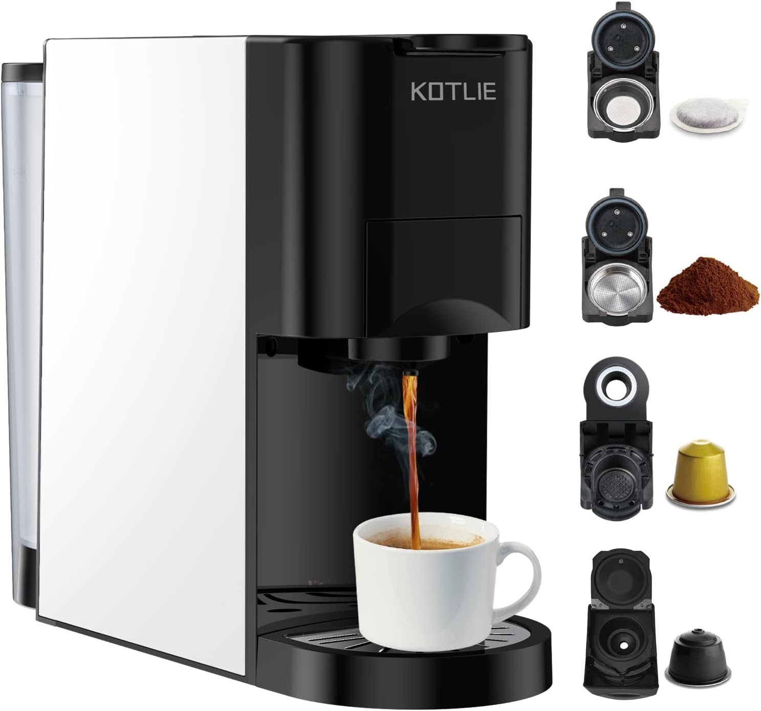 Nespresso Creatista Automatic Pod Coffee Machine with Milk Frother Wand