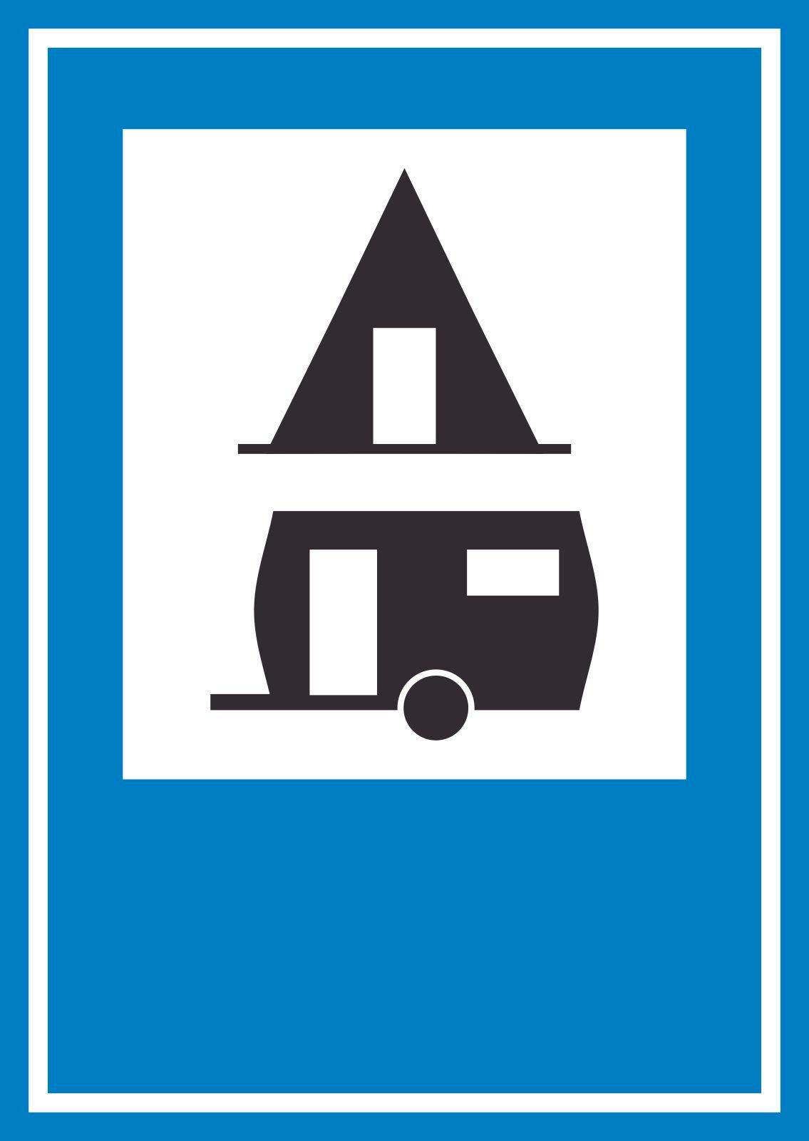 Campingplatz Schild A2 (420x594mm)