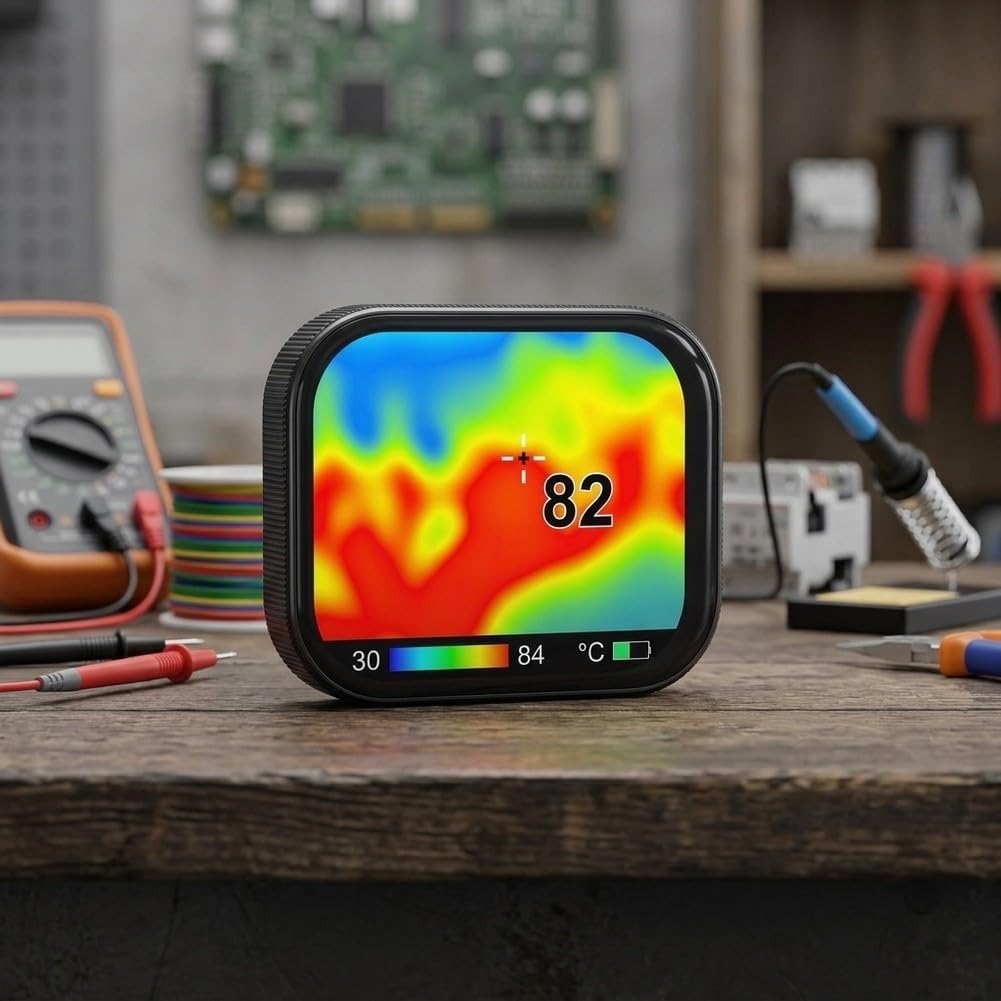 Para mini cámara termográfica con pantalla táctil de -20 a 300 °C compacta
