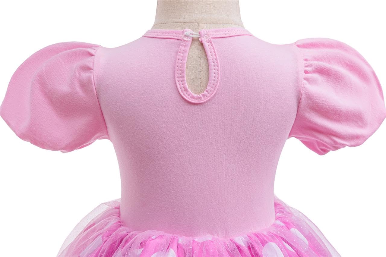 Lito Angels Vestito Bebè Principessa, Set Pagliaccetto Tutina per Bimba Neonata con Fascia, Costume Outfit a Tema Fiaba per Carnevale Bambina 0-24 Mesi