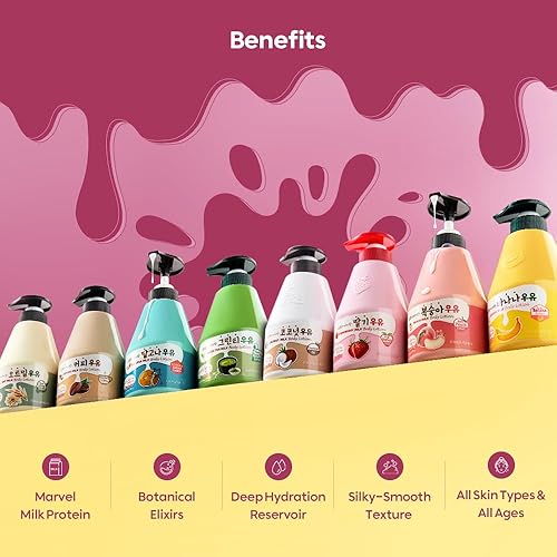 Miniatura 3 de WELCOS KWAILNARA Coffee Milk - Set de limpiador corporal y loción corporal (19.75 onzas cada uno)