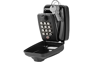 Advanced Key Lock Box with 12-Digit Combination for Secure Key Storage