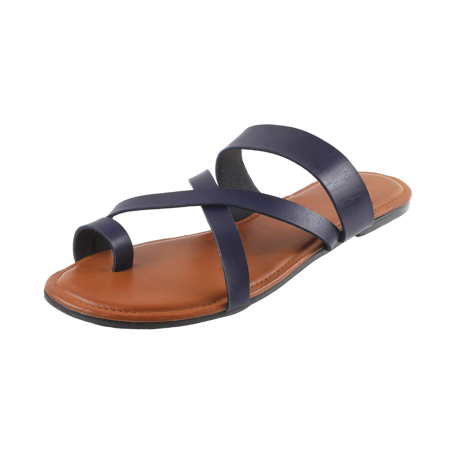 MochiWomen's Ethnic Strappy Slip-On Fashion Sandals