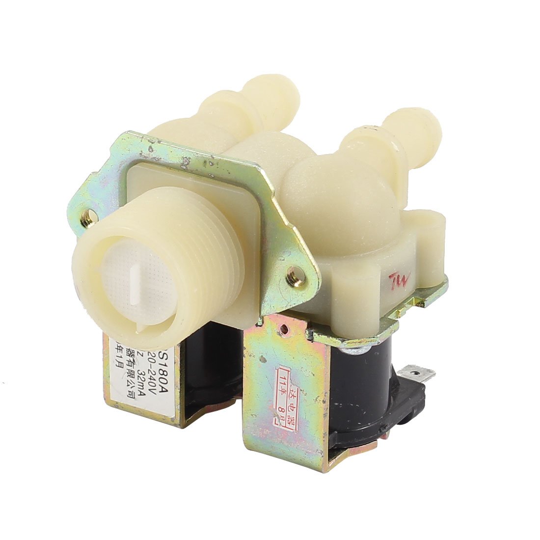 Électrovanne de machine à laver AC220-240V valve solénoïde alimentation eau de rechange