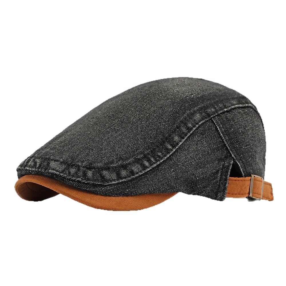 Cotton Newsboy Cap,Breathable Ivy Gatsby Cabbie Beret Hat for Men's Women Driving Hunting Golf