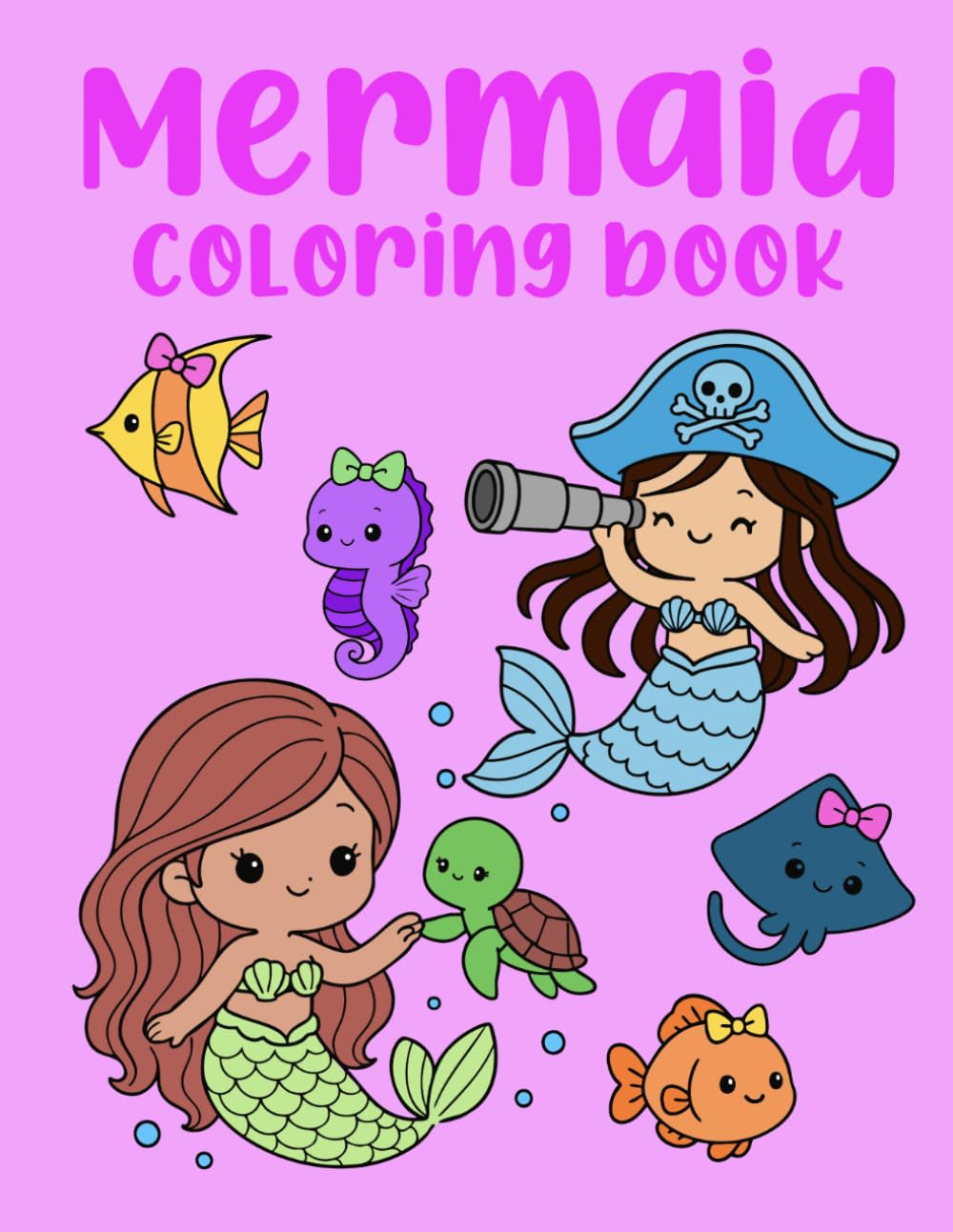 Mermaid Coloring Book || Kids Activity Book || Sea || Ocean || Mermaids