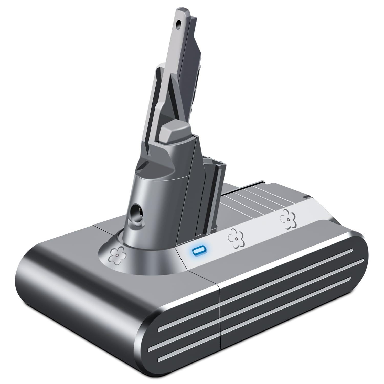 DTK Batteria per aspirapolvere per Dyson V7 SV11 Trigger Animal, Trigger+, Motorhead Pro, Fluffy, Mattress, Absolute, 21.6V 4500mAh batteria (Adatto solo per la batteria della serie V7)
