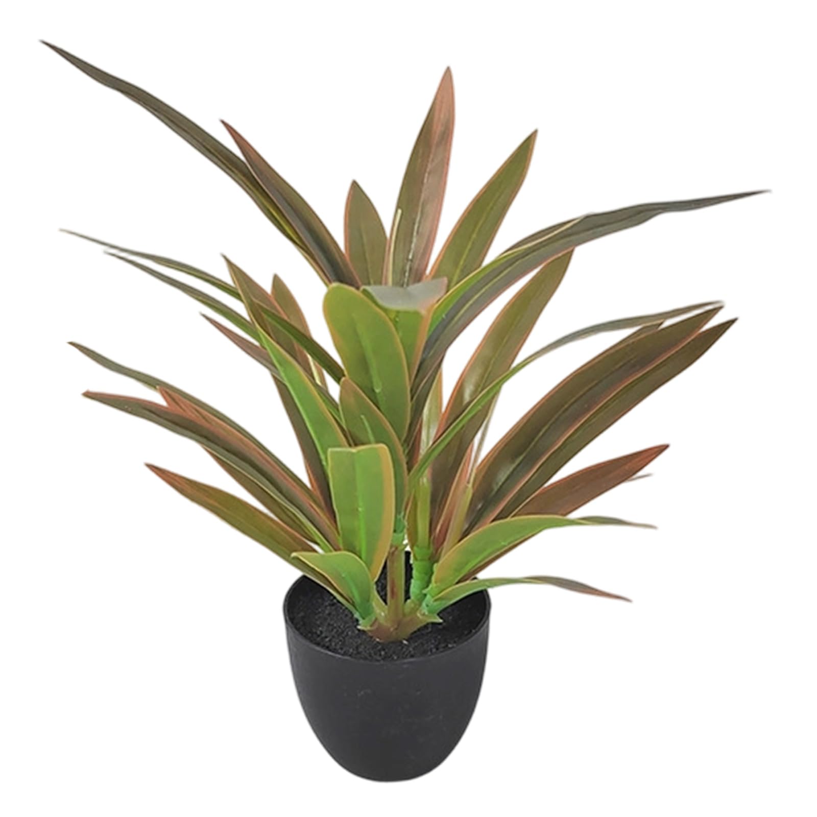 BOYANDM Sturdy Artificial Lucky Dracaena Plant in Pots Realistic Potted Greeneries for Desk Tabletop Decoration Safe Realistic Greeneries for Animals