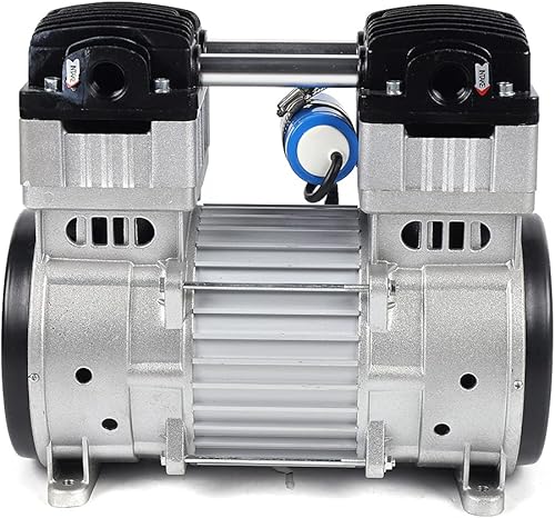 Miniatura 6 de Bomba de vacío de diafragma sin aceite, bomba de aire silenciosa sin aceite 7CFM con cabezal de compresor de aire 110 V, compresor de aire