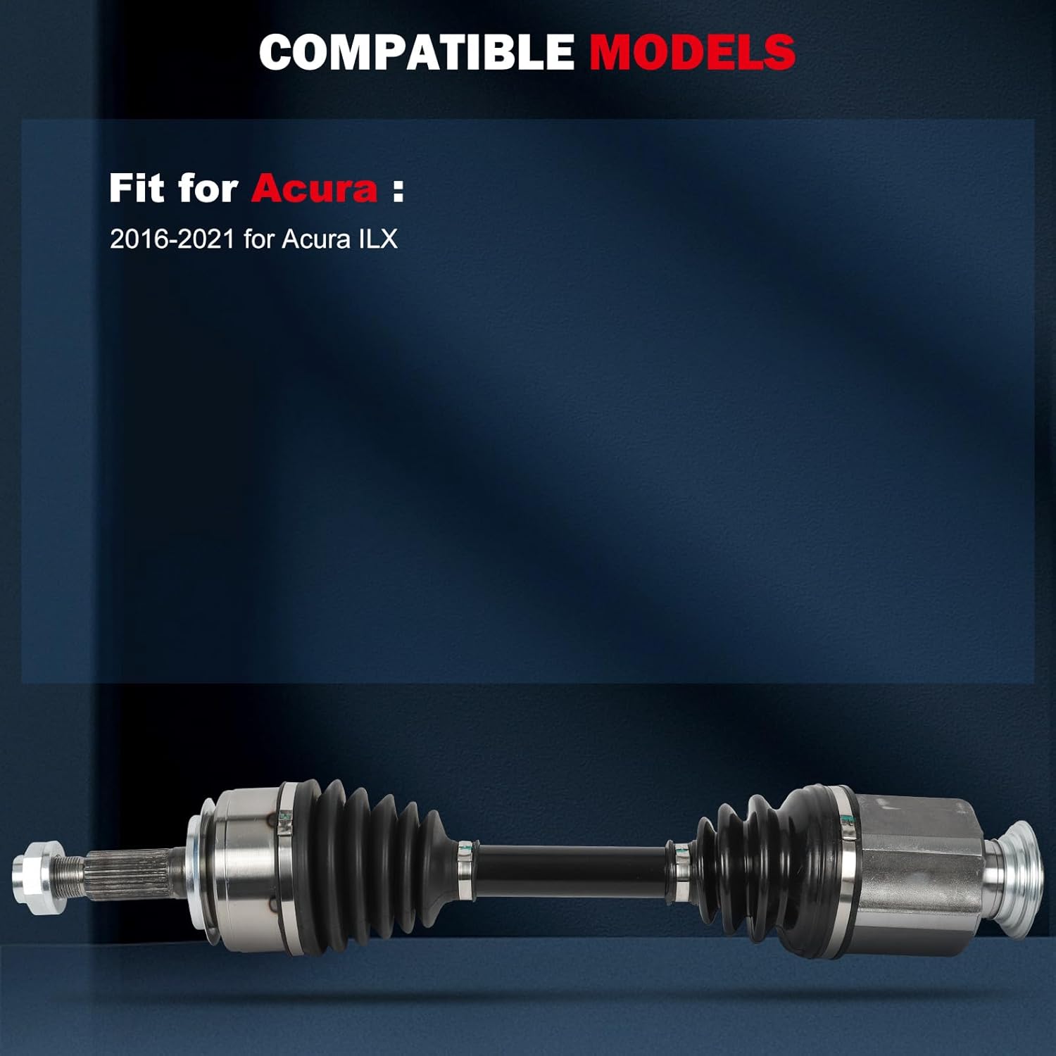 cciyu 23333914 84283521 GM-8393 NCV16002 CV Axle Shaft Assembly 2018-2019 for Buick LaCrosse 2016-2018 for Chevrolet Malibu