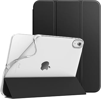 Case for Huawei MatePad 11 11.5 12 12.2 13.2, Slim Trifold Stand Cover with S-Pencil Holder, Transparent Frosted TPU Back Shell, Smart Protective Case Black,MatePad Pro 12.2 inch 2025