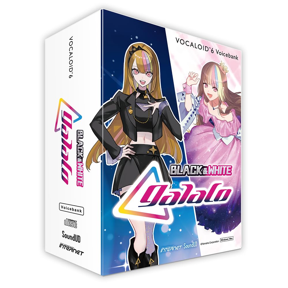 Amazon.co.jp: VOCALOID6 Voicebank galaco BLACK&WHITE : PCソフト