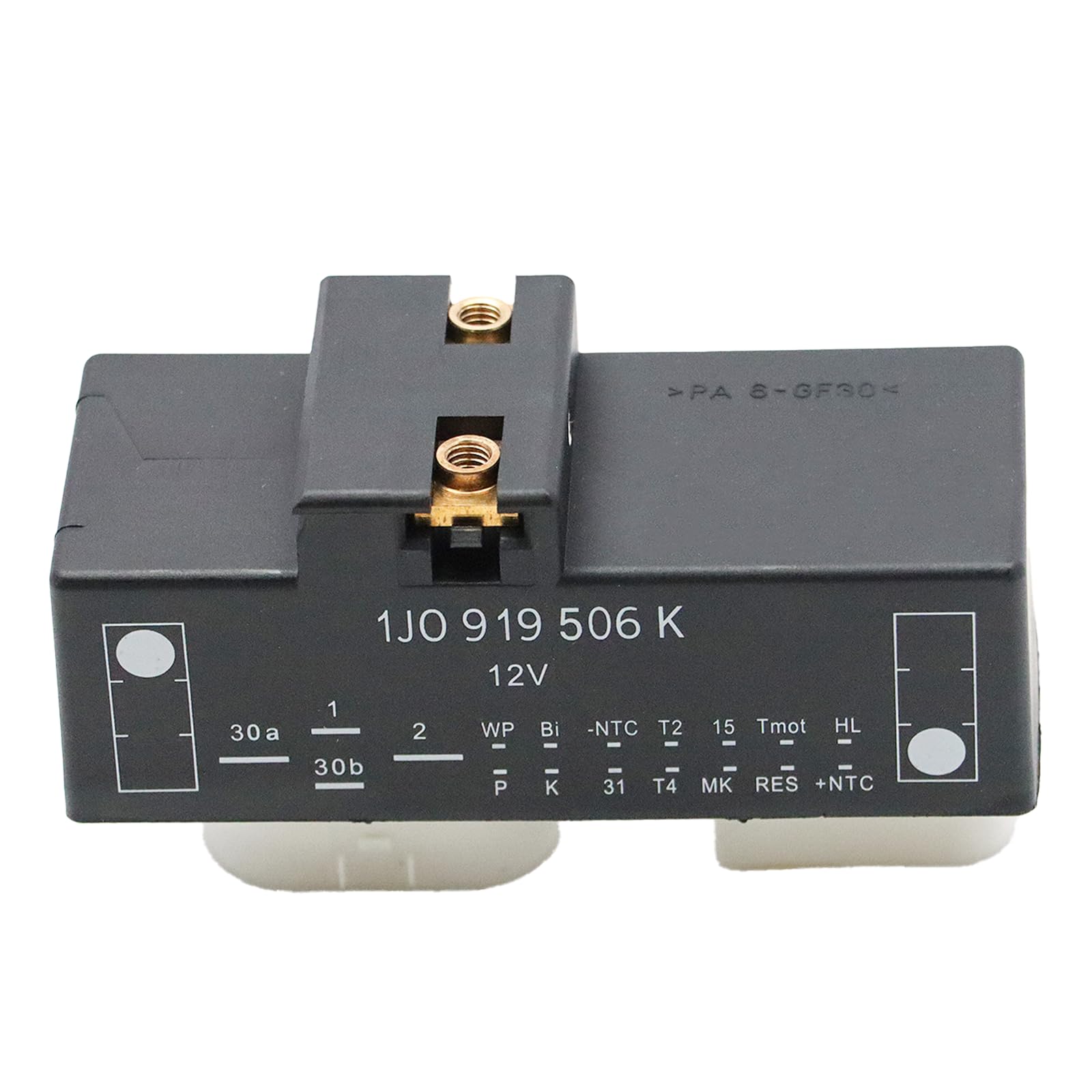 Dispositivo Control Refrigeración Motor Ventilador Refrigeración Radiador Módulo Control Ventilador Radiador 1J0919506K para A3 8L TT 8N Golf 4 1J