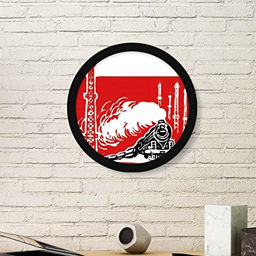 Cadre photo en bois rond noir pour briser la monotonie de vos murs blancs nus