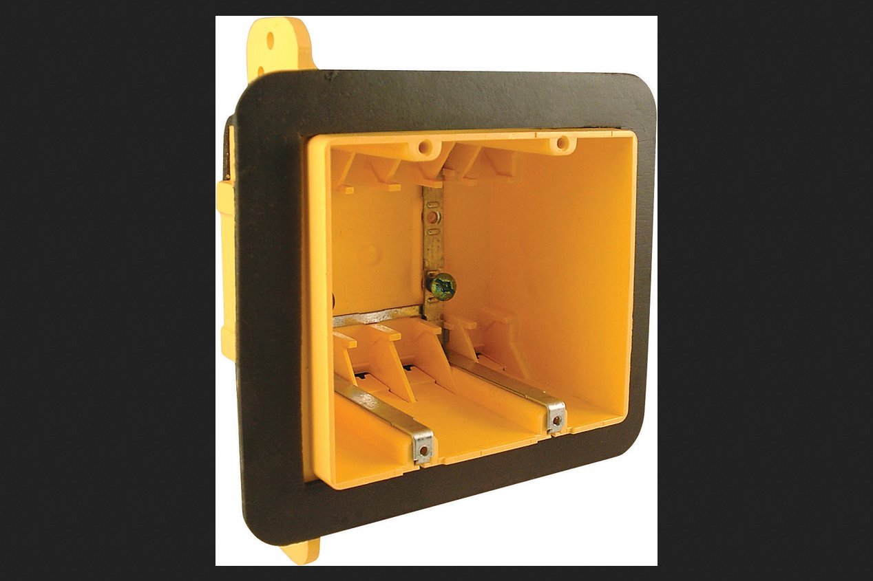 BOX VAPOR BARRIER 2GANG by RACO MfrPartNo 2002FBAR Electrical Boxes