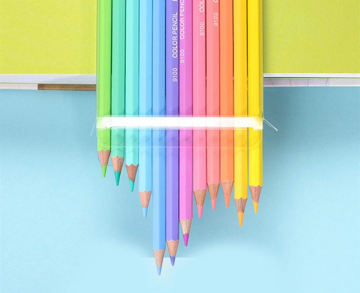 Crayon de couleur Macarone, 24 couleurs, crayon de couleur à l'huile