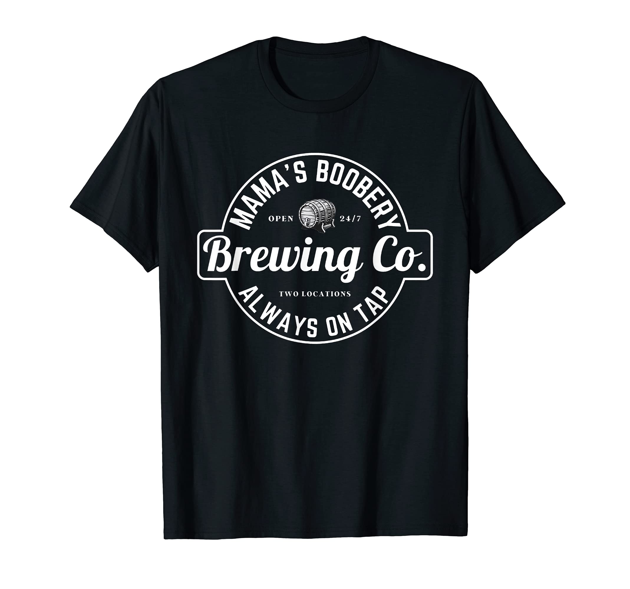Breastfeeding Brewery Mamas Boobery New Mom Brewing T-Shirt