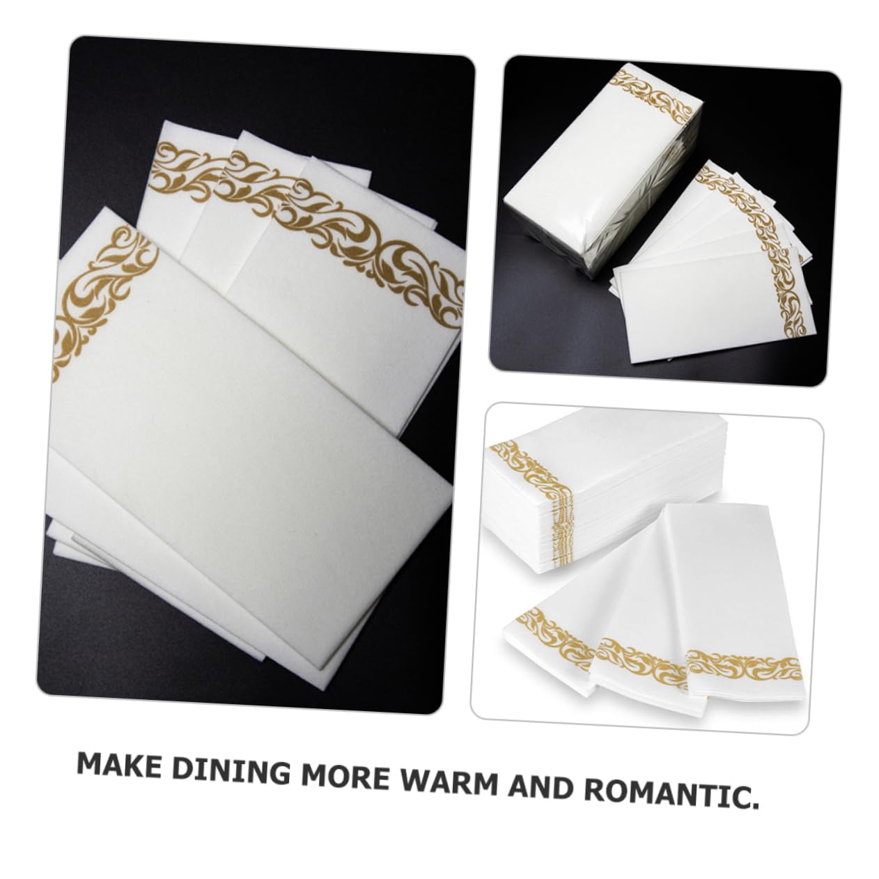 100piezas Toallas De Mano Desechables Uds Decorativas Papel Para Boda y Cumpleaños