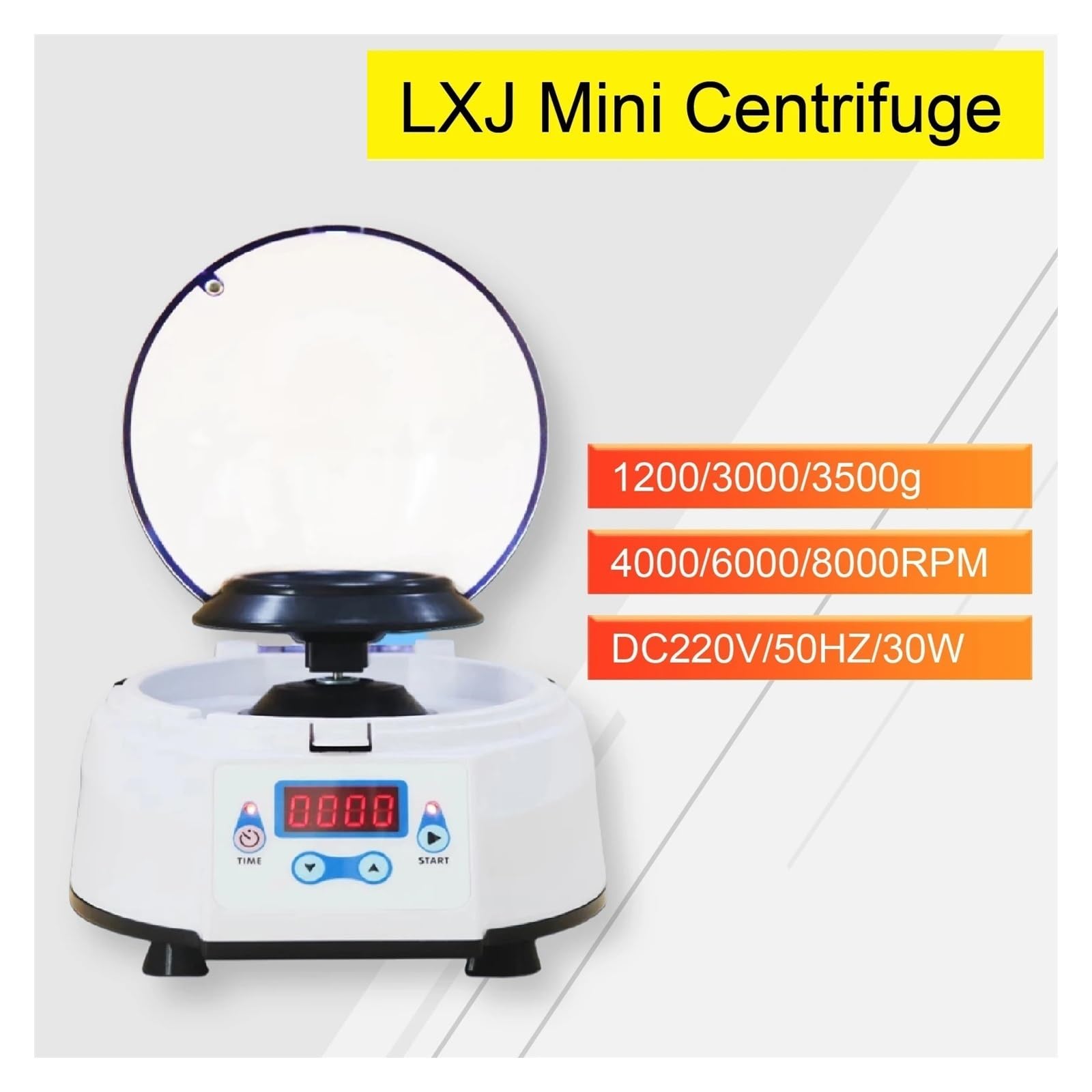 Centrifuga da laboratorio, Mini Centrifuga Digitale LXJ 4000-8000 RPM Da Banco Laboratorio A Bassa Velocità For La Separazione Del Siero Di Bellezza(LXJ-8)