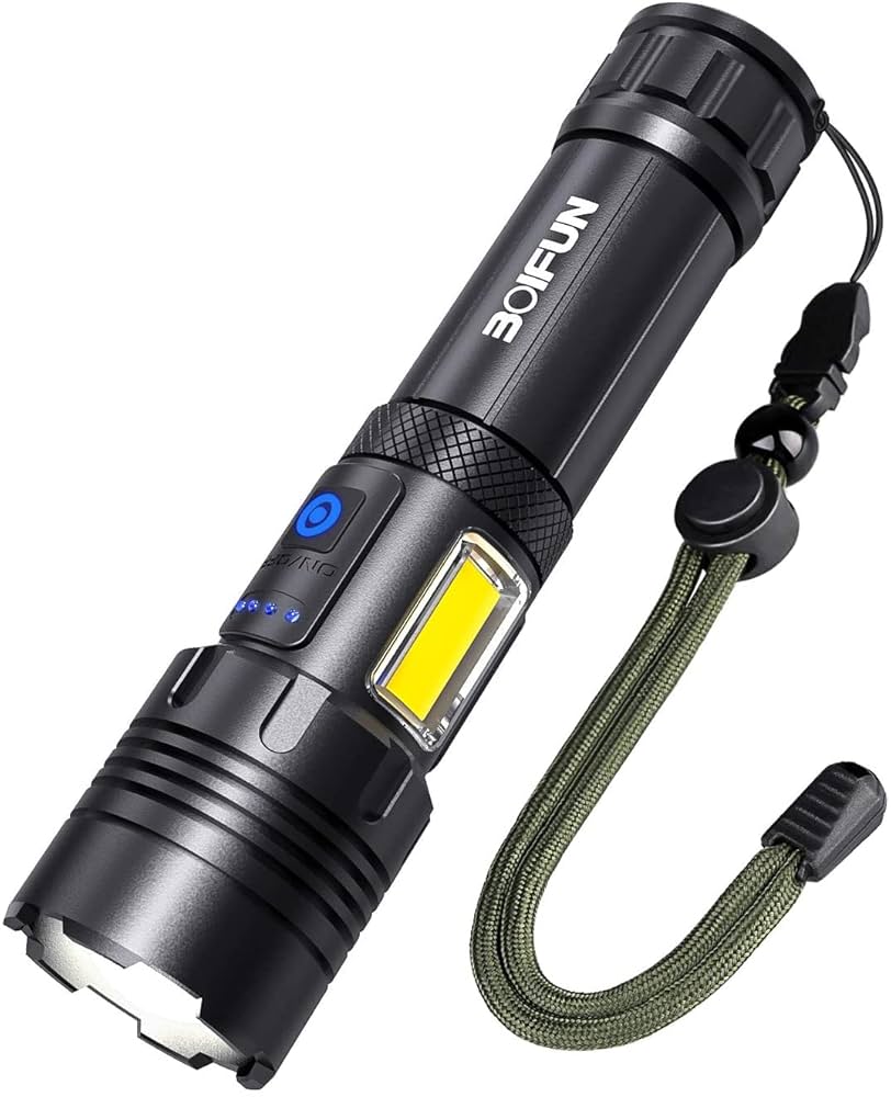 懐中電灯 LED 超強力 5000ルーメン 軍用 2本セット 一年保証)懐中電灯 LED 強力 軍用 超高輝度 5000ルーメン led