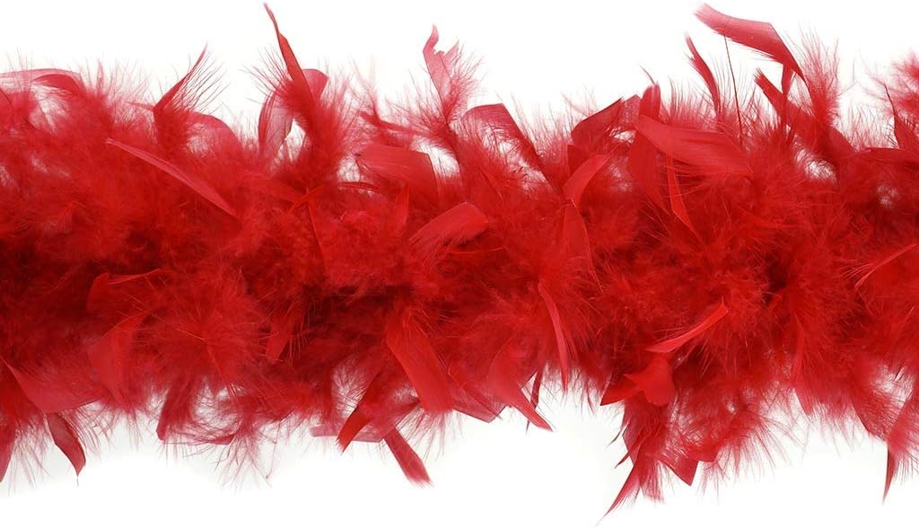 ZUCKER Chandelle Feather Boa - 6 Ft - Christmas Decorations - Vibrant Holiday Home Decor - Costume Cosplay Accessory - Royal