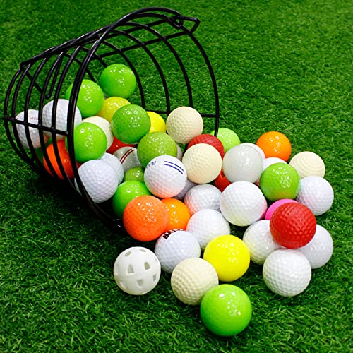 Cesta de golf de metal CRESTGOLF accesorio inoxidable contenedor de bolas para putting green 7
