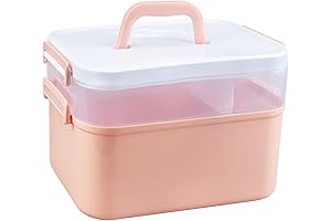 Craft Organizers and Storage Double Layer Nail Polish Organizer