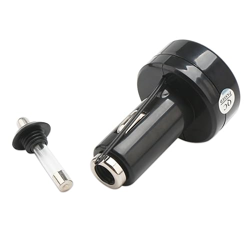 Miniatura 6 de DROK Termómetro para automóvil, 2 unidades de voltaje digital de 10 a 170 grados F, monitor de temperatura, medidor de pantalla LED, multímetro de