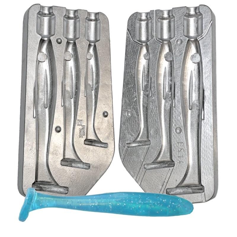 Moule A LEURRE Souple ALU shad 100-120-140mm - MOU514 - Plastique Liquide