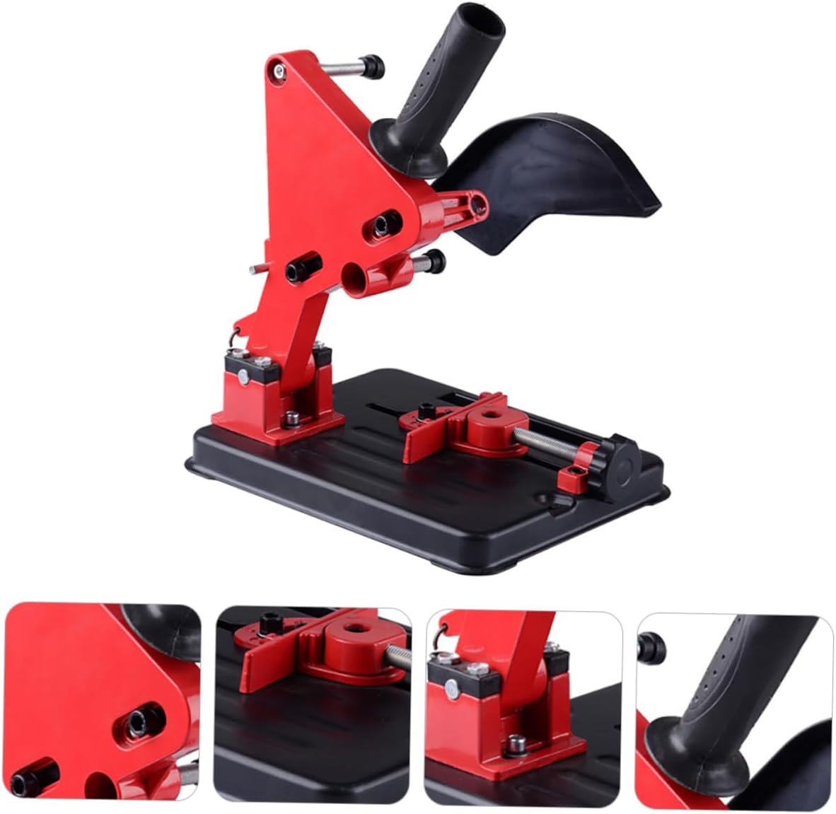 Gadpiparty 1Pc Angle Grinder Stand Durable Holder for Various Angle Grinders Easy Installation Smooth Slide Rail for Enhanced Cutting Area Lightweight Heat Resistant